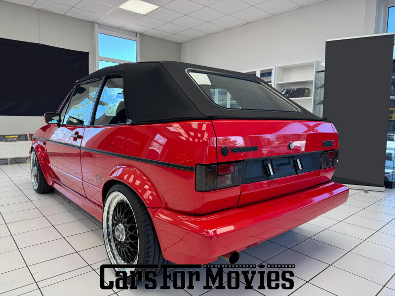 CarsForMovies | Volkswagen Golf 1 Cabrio G60 1993 Deutschland Rot Schwarz Zivilfahrzeug Cabrio DE - Sachsen-Anhalt 7705 
